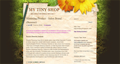 Desktop Screenshot of my-tiny-shop.blogspot.com