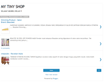 Tablet Screenshot of my-tiny-shop.blogspot.com