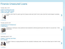 Tablet Screenshot of financeunsecuredloans.blogspot.com