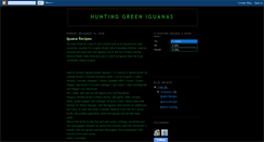 Desktop Screenshot of iguanahunter.blogspot.com