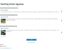 Tablet Screenshot of iguanahunter.blogspot.com