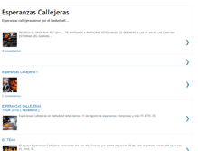 Tablet Screenshot of esperanzascallejeras.blogspot.com