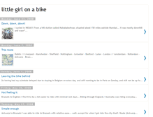 Tablet Screenshot of littlegirlonabike.blogspot.com