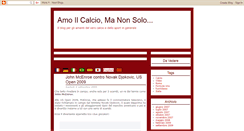 Desktop Screenshot of amoilcalcio.blogspot.com