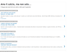 Tablet Screenshot of amoilcalcio.blogspot.com