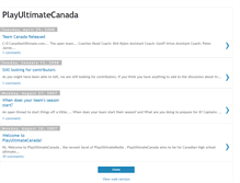Tablet Screenshot of playultimatecanada.blogspot.com