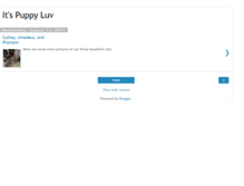 Tablet Screenshot of itspuppyluv.blogspot.com
