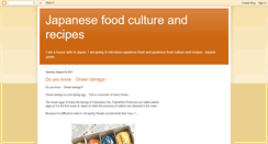 Desktop Screenshot of japanesefood1.blogspot.com