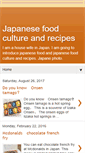 Mobile Screenshot of japanesefood1.blogspot.com