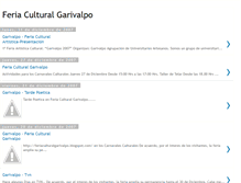 Tablet Screenshot of feriaculturalgarivalpo.blogspot.com