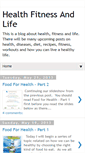 Mobile Screenshot of health-fitness-and-life.blogspot.com
