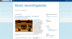 Desktop Screenshot of music-recordingstudio.blogspot.com