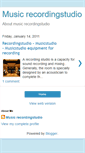 Mobile Screenshot of music-recordingstudio.blogspot.com