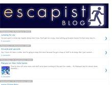 Tablet Screenshot of escapist-games.blogspot.com