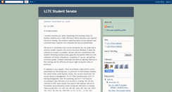 Desktop Screenshot of lltcstudentsenate.blogspot.com