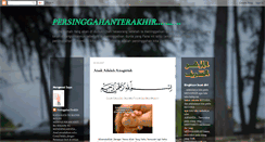 Desktop Screenshot of persinggahanterakhir.blogspot.com