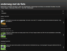 Tablet Screenshot of metdefietsonderweg.blogspot.com