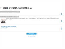 Tablet Screenshot of frenteunidadjusticialista.blogspot.com