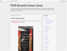 Tablet Screenshot of alexandrialibrary.blogspot.com