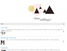 Tablet Screenshot of inklingpaper.blogspot.com