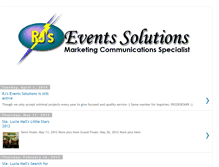 Tablet Screenshot of eventssolutions.blogspot.com