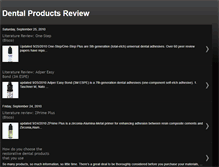 Tablet Screenshot of dentalproductsreview.blogspot.com
