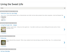 Tablet Screenshot of living-a-sweet-life.blogspot.com