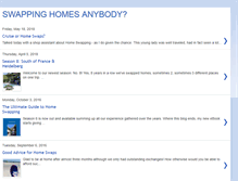 Tablet Screenshot of intrepidhomeswappers.blogspot.com