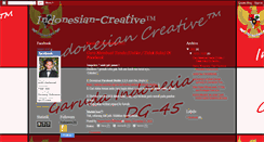 Desktop Screenshot of indonesian-creative.blogspot.com