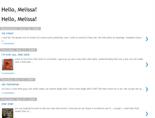 Tablet Screenshot of hello-melissa.blogspot.com