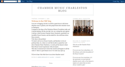 Desktop Screenshot of chambermusiccharleston.blogspot.com