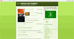 Desktop Screenshot of greenseptember.blogspot.com