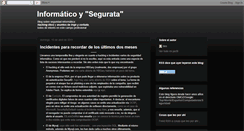 Desktop Screenshot of informaticoysegurata.blogspot.com