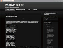 Tablet Screenshot of anonymousmexico.blogspot.com