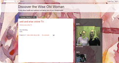 Desktop Screenshot of discoverthewiseoldwoman.blogspot.com