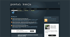 Desktop Screenshot of portal-kerja.blogspot.com