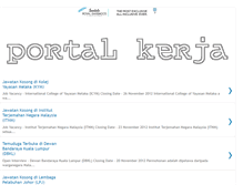 Tablet Screenshot of portal-kerja.blogspot.com