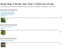 Tablet Screenshot of dougsbugs-n-shrubs.blogspot.com