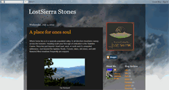 Desktop Screenshot of lostsierrastones.blogspot.com