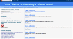 Desktop Screenshot of blogdeginecologiainfantojuvenil.blogspot.com
