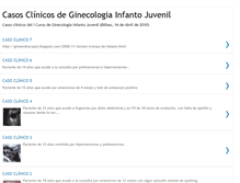Tablet Screenshot of blogdeginecologiainfantojuvenil.blogspot.com
