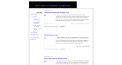 Desktop Screenshot of beautifulcelebrityhairstyle.blogspot.com