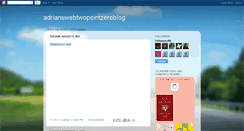 Desktop Screenshot of adrianswebtwopointzeroblog.blogspot.com