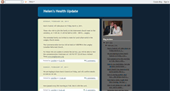 Desktop Screenshot of helenshealthupdate.blogspot.com