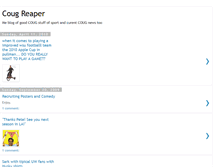 Tablet Screenshot of cougreaper.blogspot.com
