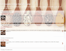 Tablet Screenshot of chocolatecakehalloffame.blogspot.com