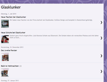 Tablet Screenshot of glasklunker.blogspot.com