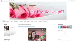 Desktop Screenshot of lisalovesmakeup87.blogspot.com