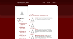 Desktop Screenshot of 4manchesterunited.blogspot.com