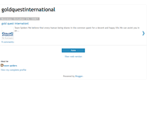 Tablet Screenshot of goldquestinternational.blogspot.com